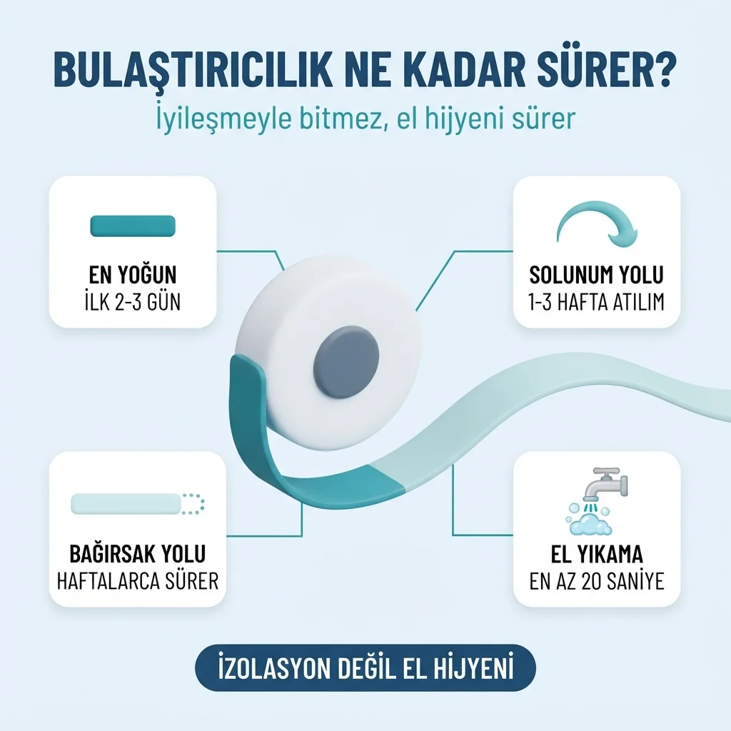 El ayak ağız hastalığının bulaşma yolları — damlacık, temas ve dışkı