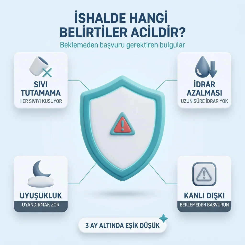Yenidoğan bebeklerde ishal — acil başvuru gerektiren uyarı bulguları
