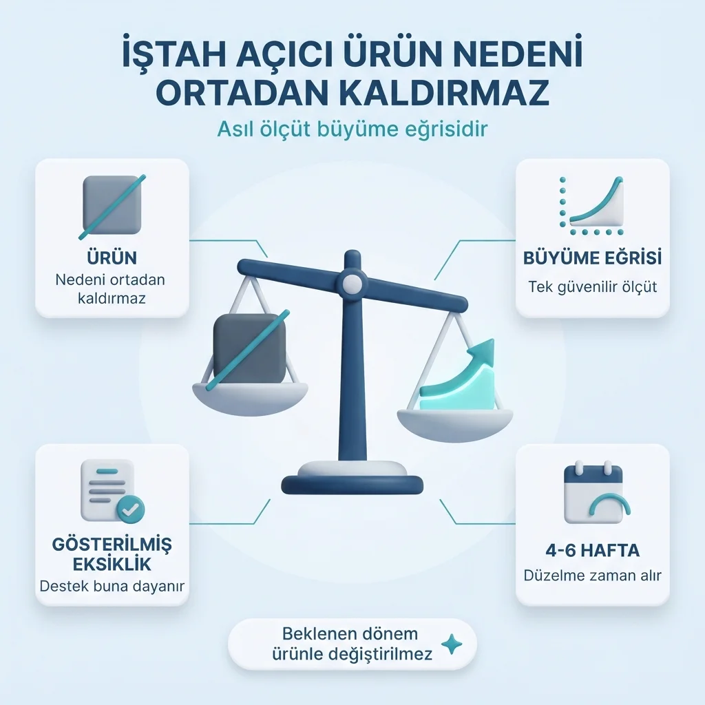 İştah açıcı şurupların çocuklarda rutin önerilmemesinin nedeni