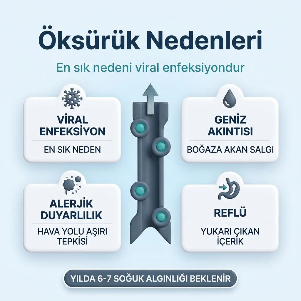 Çocuklarda öksürük — hava yollarını temizleyen öksürük refleksinin nasıl çalıştığı